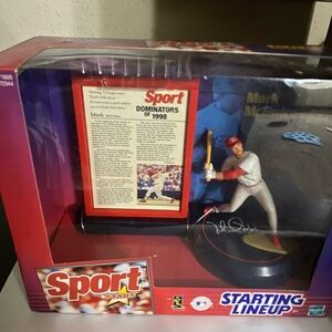 Mark McGwire Collectible Baseball Figurine - Red/White